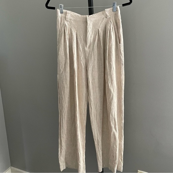 New In Linen Trouser Pants Size Medium - Picture 1 of 4